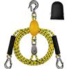 CAZSTYK Imbracature di traino multiuso in nylon, corda regolabile per canoe e moto d'acqua gonfiabili, a prova di ossidazione, corda per nave