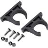 ZBIianxer 2 Supporto per per Barca a Remi per Clip per Supporti per Remi in Plastica per Barca Gonfiabile, Clip per Supporto per Paddle per Kayak Sostituzioni Kayak