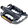 Point 09006100 - Pedali per mountain-bike/ciclocross, in plastica e acciaio, colore: Nero, 2 Pedali