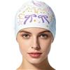 Generic Cuffia da nuoto in silicone, impermeabile e confortevole, da donna, per mantenere i capelli asciutti in piscina e il bagno