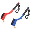 TOYANDONA Spazzola per Pulizia Golf Doppia Faccia 2 Pezzi con Setole Morbide e Rigide Manico Ergonomico Antiscivolo con Copertura per Organizzatore Auto