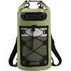 TAIZhiChen Zaino Roll-Top Impermeabile Tasca in Rete Zaino a Secchiello Maniglia Superiore Attrezzatura Outdoor per Sport Invernali, Giallo, Giallo, 20L Doppio Spallaccio