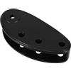 Outanaya Tappetino in Plastica Nero, Resistente e Salvaspazio, Adatto per Attrezzi Fitness e Walking Pad, Compatibile Tubi Fino a 24mm, per Palestra Domestica