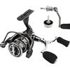 Gucagle Mulinello da spinning Ruota girevole a doppio bilanciere Mulinello da surf potente in nylon per acqua salata Pesca d'acqua dolce Resistente Leggero Design compatto per stagni (DG2500M)