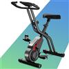 UMAY cyclette da casa pieghevole Ergometer, cyclette pieghevole 5-in-1 con Resistenza Magnetica a 16 Livelli, cyclette per casa Bici da Camera con Sedile Comodo, Massimo 136kg