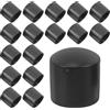 minkissy Copertura per Pali da Campeggio in PE Nero da 16mm, 50, Protezione Resistente per Esterni, Facile da Trasportare, per Escursioni e Tende