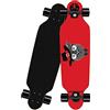 DFrywdgSEY Skateboard, Skateboard Completo da 31, in Acero a 7 Strati, con Doppio Calcio, for Adolescenti, Adulti, Principianti, Ragazze e Ragazzi