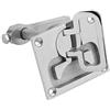 Rjrjc Tirante per Portello di Coperta per Barche Marine in Acciaio Inossidabile, Resistente e, 67 x 79 mm per Ponte di Barche Marine