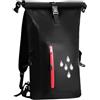 Sharplace Borsa stagna Impermeabile 25L Borsa Galleggiante Portatile Traspirante per Kayak Zaino Impermeabile per Pesca Surf Rafting Kayak, Nero