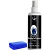 Generic Detergente per bowling, kit di manutenzione da 100 ml, ripristina lucentezza palla da bowling con in microfibra, formula di pulizia, kit per lucidatura palla per principianti, uomini e donne