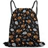 Generic New Zeland Kiwi Bird Borsa con Cordoncino Zainetto Sportiva Stringa Unisex per Vita Quotidiana Viaggi All'Aperto Tasche Coulisse 36X42Cm
