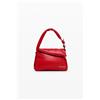 Desigual, Borsa trapuntata piccola 100% pelle, Sheep Leather, Rosso, U
