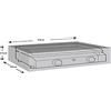 WERKA PRO Copertura per Piastre a Gas 52x50x22cm