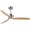 OFANTOP 132cm Ventilatore a soffitto moderno in legno con illuminazione