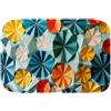 Generico Modello di arte colorata 118 Tappeto da Bagno in Memory Foam Assorbente e Antiscivolo, Design Moderni, Microfibra Morbida e Lavabile, Asciugatura Rapida, Ultra Confortevole - L