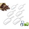 SCSpecial Paletta Ghiaccio Barman Set di 6 Palette di plastica Trasparente con 3 Diverse Dimensioni di Palette di Caramelle Trasparenti