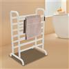 GIDRLL Scaldasalviette elettrico da 180 W, in alluminio, autoportante, con timer da 1 a 24 ore e display a LED, 45 - 60 °C, per bagno