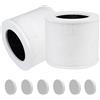 JOLANG 2 Pezzi Filtri di Ricambio Compatibili con il Purificatore D'aria LEVOIT Core Mini, Filtro di Ricambio Core Mini 3 in 1, Filtro a Carbone Attivo ad Alta Efficienza, 6 Tamponi Aromatici