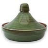 Fratelli Colì Colì Maioliche e Terrecotte dal 1650 Tajine in Terracotta, Diametro 26 CM (Verde Terre Antiche)