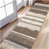 Siunwdiy Tappeto Passatoia Cucina Lungo 1.8 Metri,Lavabili,Antiscivolo,Moderno,Grigio e Marrone,Astratto - Tappeti da Corridoio,Tappeti per Cucina,Tappeti da Ingresso,Tappeti per Passaggi ，40X180CM