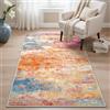 BEIMO Tappeto Salotto Pelo Corto, Moderno Tappeto Camera Da Letto, Tappeti Antiscivolo Lavabile, Tappeti Astratto per Cameretta, Soggiorno, Sala, Scendiletto, Arcobaleno, 120x170cm
