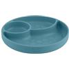 Chicco Piatto Divisorio in Silicone con Ventosa 12m+, Piatto per Bambini Antiscivolo con 3 Scomparti, 100% Silicone Alimentare Infrangibile Senza BPA, Lavabile in Lavastoviglie e Microonde