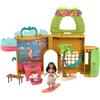 Mattel Disney Princess Toys, Moana Storytime Stackers Casa delle bambole con Moana Piccola, 1 amico animale e 9 accessori, ispirato al film Disney