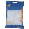 Hama Perle 201 - 08 - Sacchetto di Perline con Circa 3000 Perline Trasparenti per bricolage con Diametro di 5 mm, Colore Bianco, Divertimento Creativo per Grandi e piccini