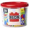 Simba Blox 20 piastre da 32 nodi ciascuna, piastra da costruzione per bambini dai 3 anni in su, 4 colori, alta qualità, mattoncini da costruzione, completamente compatibile con molti altri produttori