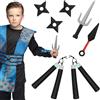Boland 50433 - Set di armi ninja, 7 pezzi, armi giocattolo in un set, accessori, accessori per costumi in maschera
