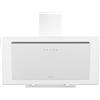 INFINITON ELECTRONICS INFINITON CMPTRAL-BL94 - Campana tipo T rovesciata perimetrale, vetro bianco, 3 velocità, controllo tattile, filtro in alluminio 5 strati, 2 luci LED, larghezza 90 cm