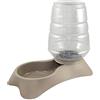 Kerbl Pet Distributore d'Acqua Nuvola, Bevitore d'Acqua, 3,8l, Tortora, plastica, per Cani e Gatti, a Prova di perdite, Stabile