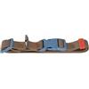 HUNTER Collare per cani Havanna | Tessuto strutturato con rivestimento in plastica, regolabile in continuo, chiusura a scatto, colore: tortora/blu fumo