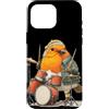 Robin Bird Outfit Custodia per iPhone 16 Pro Max Dondolo Robin Bird Costume con Cool Drums Musica