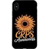 Cprs Warrior Gifts for Women and Men Custodia per iPhone XS Max Cprs Awareness Month Orange Novembre Cprs