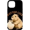 Pottery Capybara Outfit Custodia per iPhone 15 Divertente Capibara con Potter Costume per Ragazzi e Ragazze