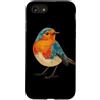 Robin Bird Outfit Custodia per iPhone SE (2020) / 7/8 Carino animale uccello costume per gli amanti dei pettirossi