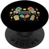 Court Side Kawaii Racchette da pickleball Kawaii Popcorn Pickle-Ade PopSockets PopGrip Adesivo