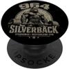 BOEC Gear 96.4% Silverback Abbigliamento palestra, body building, Strongman, retrò PopSockets PopGrip Adesivo