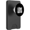 Fraxoweb I Love Gluten Divertente Umorismo senza glutine PopSockets PopWallet per MagSafe