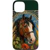 Belle Epoque Animals Custodia per iPhone 13 Cavallo da tiro Clydesdale Art Nouveau