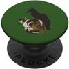 Calico Cat Tees and Tortoiseshell Cat Gi Calico - Sagoma a forma di gatto nero PopSockets PopGrip Adesivo