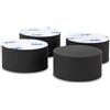 Dynavox EDZ‑50 set da 4, ammortizzatori in silicone per HiFi, diffusori, subwoofer e PC, piedini antivibrazione con adesivo 3M, nero
