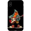 Rocking Robin Bird Outfit Custodia per iPhone XS Max Rock Bird Costume per Robin e Chitarra Amanti