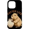 Pottery Capybara Outfit Custodia per iPhone 14 Pro Max Divertente Capibara con Potter Costume per Ragazzi e Ragazze