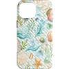 Shoreline Paper Co Custodia per iPhone 16 Pro Max Conchiglie costiere di Tidepool