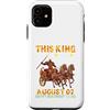 H9Shop Happy Birthday Was Born On August Custodia per iPhone 11 Questo re è nato il 2 agosto Buon compleanno a me e a te