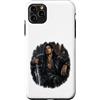 Candis Raechelle Designs Custodia per iPhone 11 Pro Max Dark Fantasy King Fae, corte, stelle, argento, romanticismo