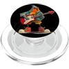 Rocking Robin Bird Outfit Rock Bird Costume per Robin e Chitarra Amanti PopSockets PopGrip per MagSafe