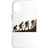 Mountain Climbing Climber Gifts Custodia per iPhone 16 Plus Evolution of a Climber Mountaineering Summit Alpine
